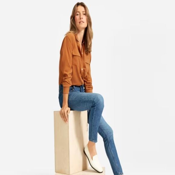Everlane Medium Wash Skinny Jeans size 28 - Picture 12 of 13